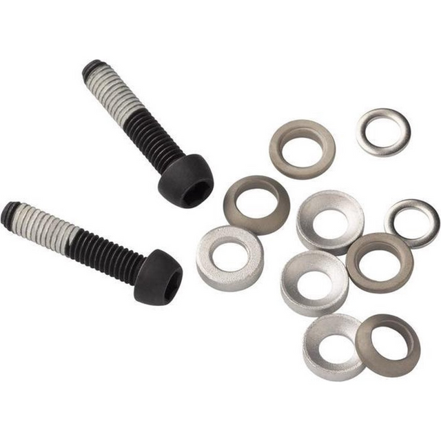 Remdeel sram montage kit flat mount titanium t25 27mm - ZWART