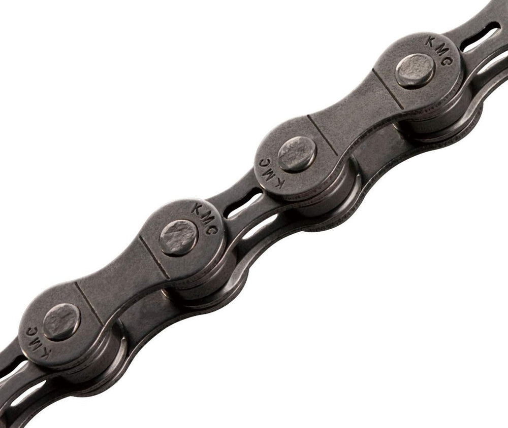 KMC 6-speed fietsketting - precieze schakeling - anti-drop ontwerp - 114 schakels - grijs