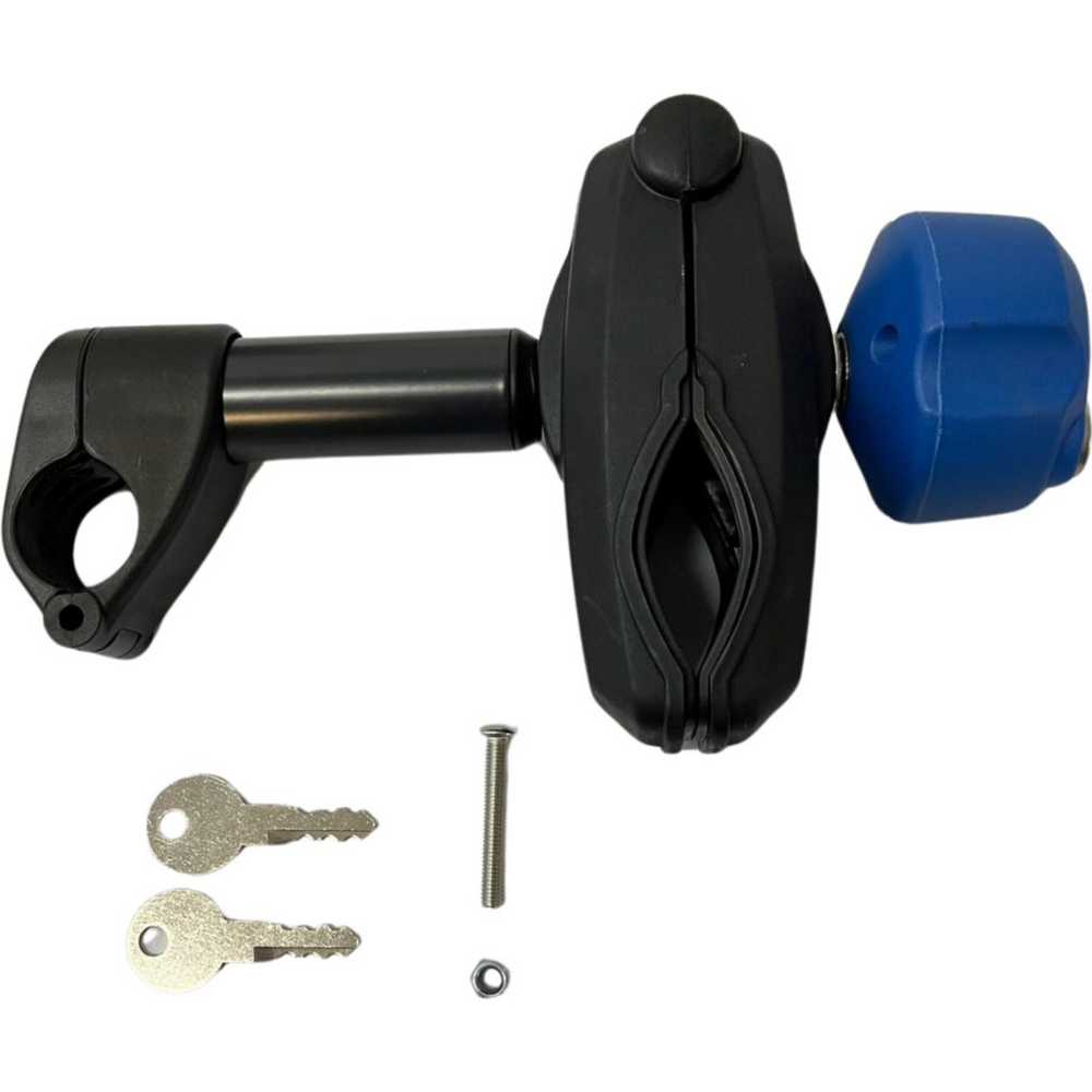 Fietsendrager arm - XLC Azura - Frame arm kort - Zwart/Blauw - 2 sleutels