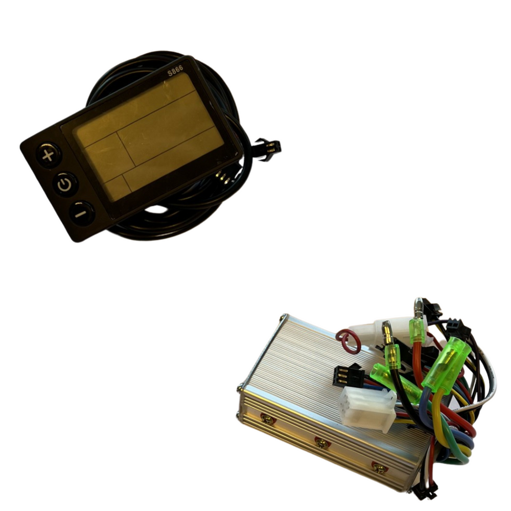 LCD-S866 display & XLD Brainpower Controller 24/36V SET