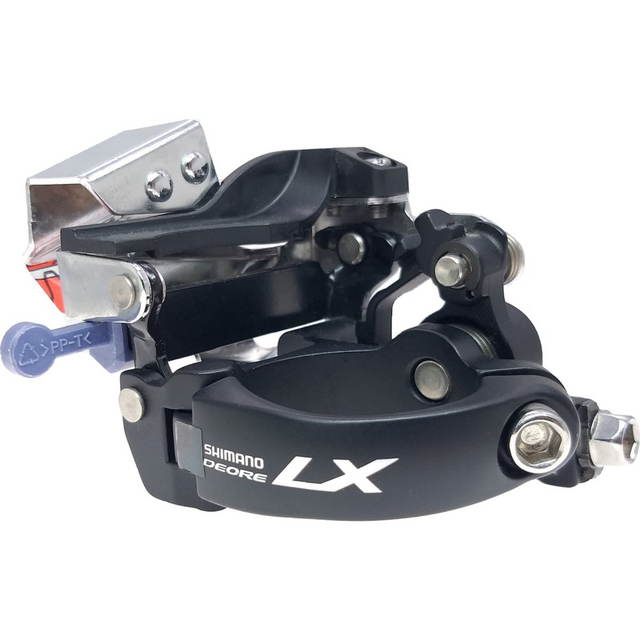 Shimano Deore LX FD-T670 – Top Swing Umwerfer (Klemmmontage) 3x10-fach