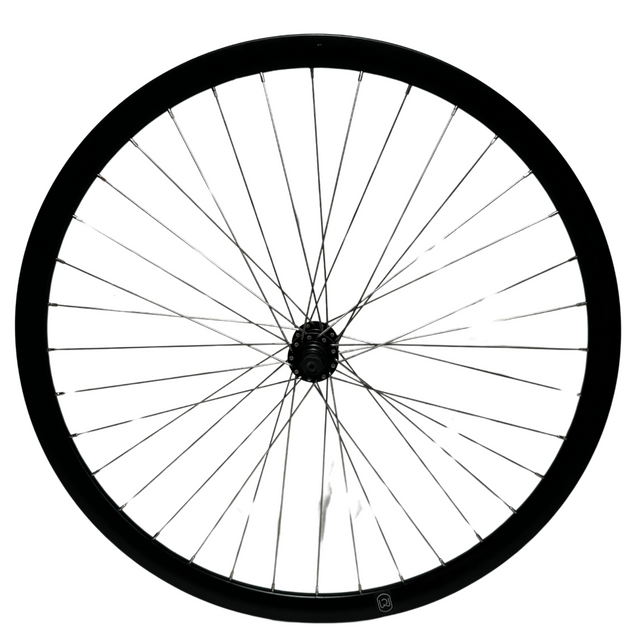 Voorwiel met Shimano HB-MT400 naaf - 28 inch - Zwart - Schijfrem - 622x19C