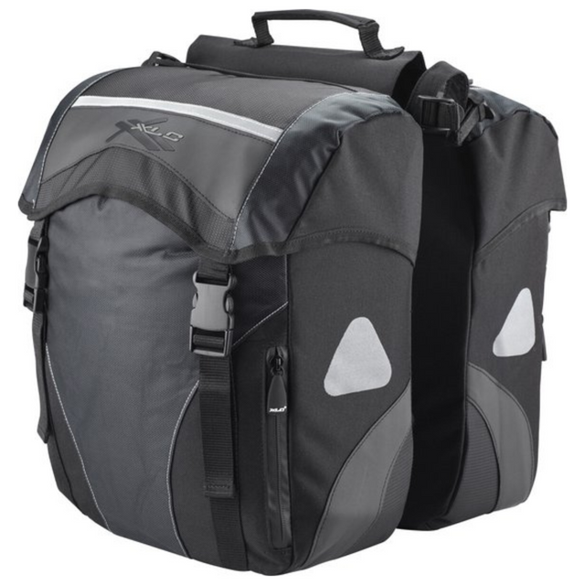 XLC Bicycle Bag Double - Black - 30 liters