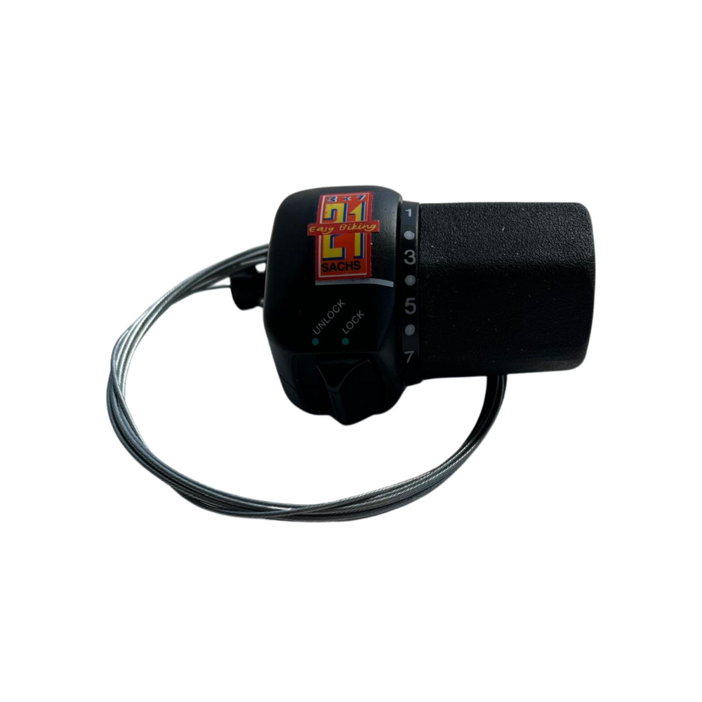 Sachs 21 Easy Biking Shifter - Rechts - 7 speed - Zwart