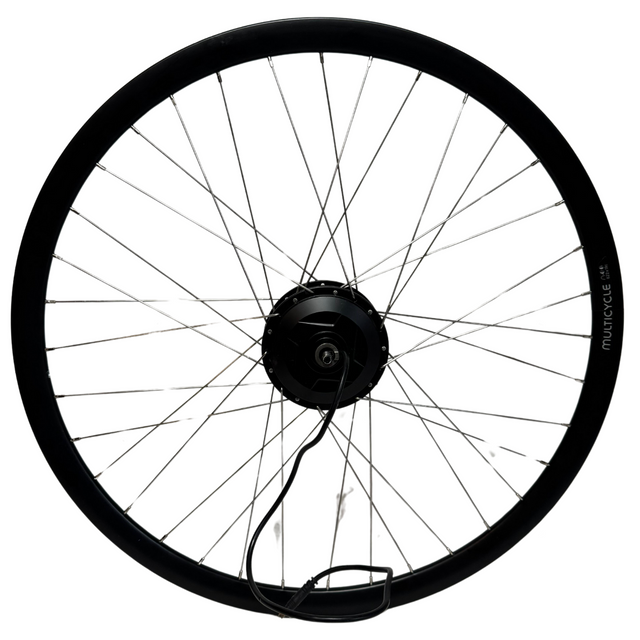 Multicycle Bafang voorwielmotor | Zwart | 350W | 36V | 6 pins | 28 inch