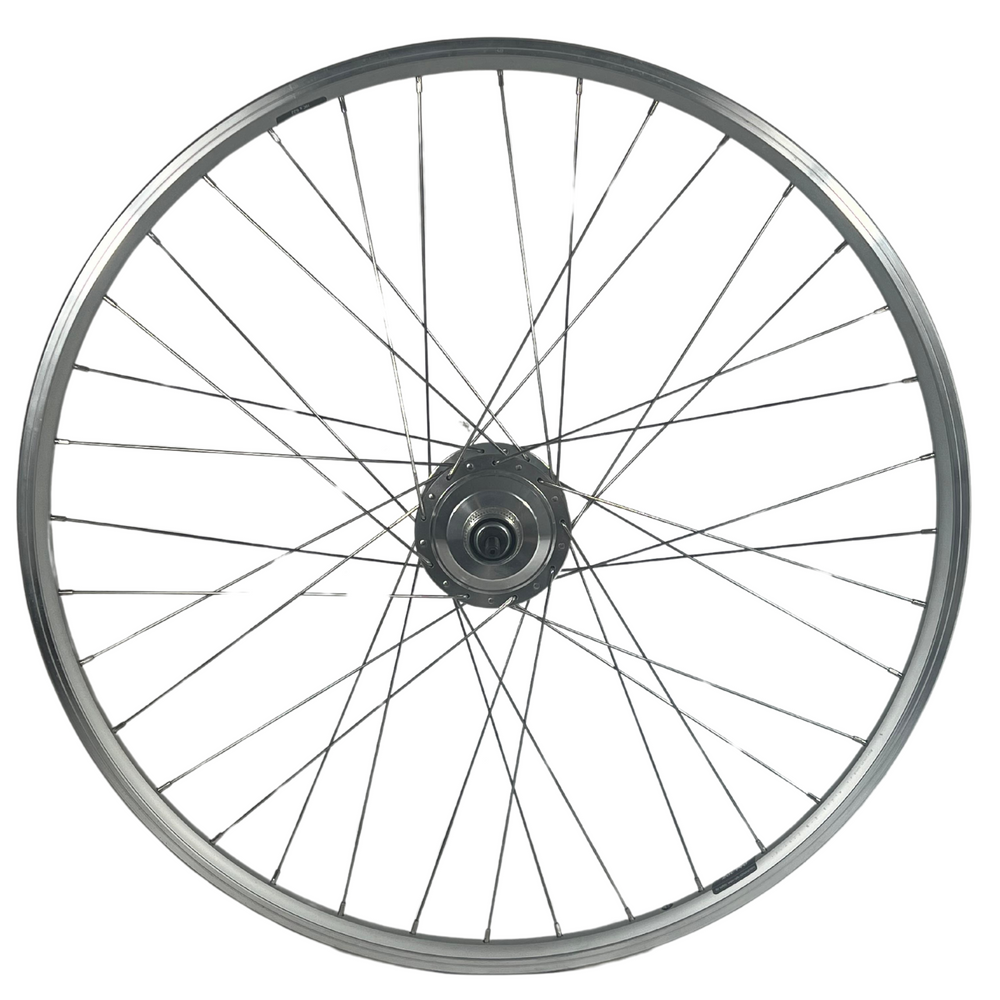 28 inch achterwiel met zilvere Shimano Alfine 11 naaf | SG-S-7001-11 | Schijfrem