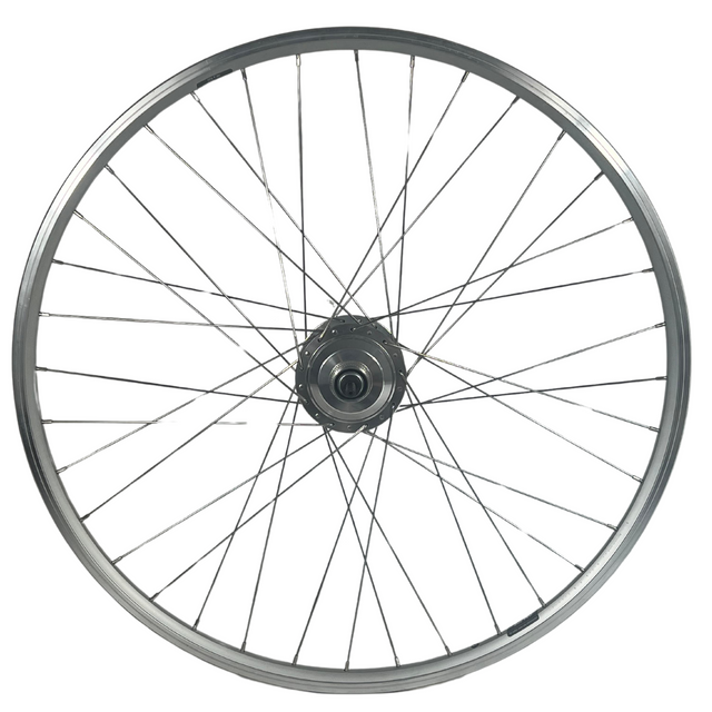 28 inch achterwiel met zilvere Shimano Alfine 11 naaf | SG-S-7001-11 | Schijfrem