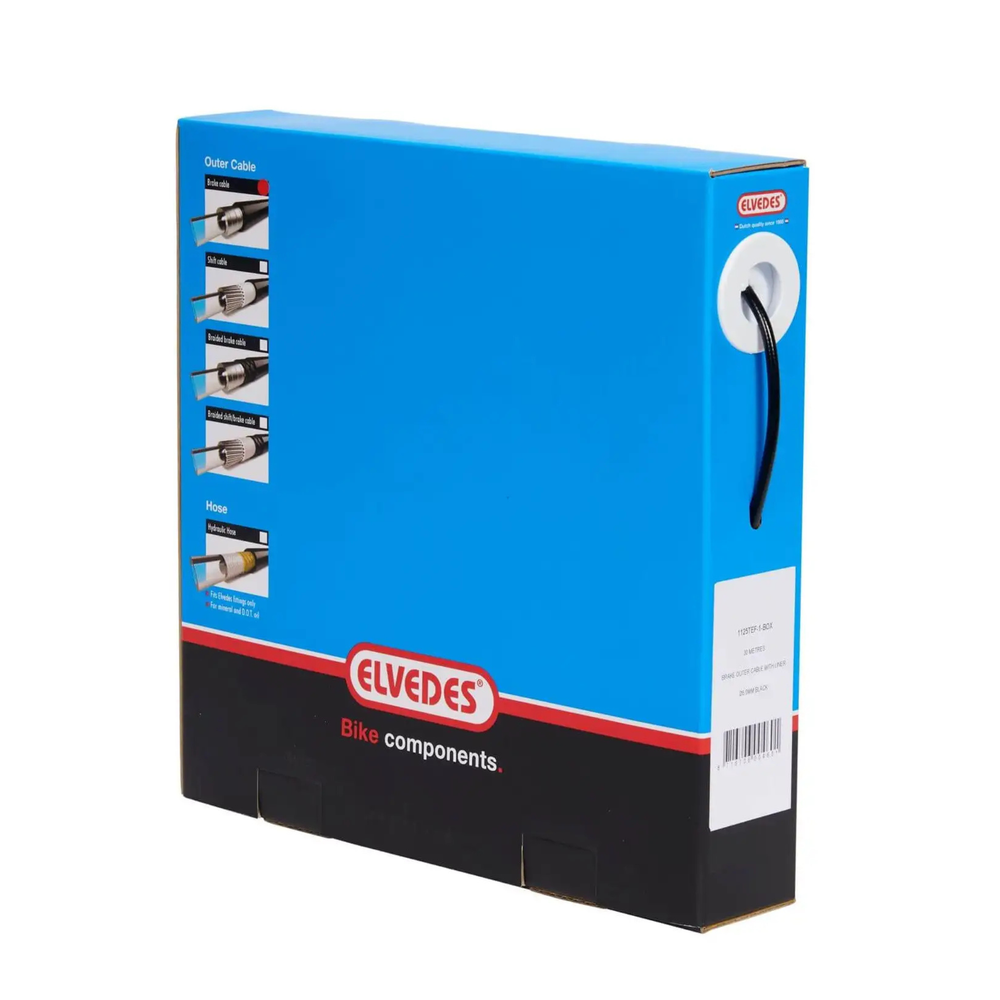 Elvedes Buitenkabel-Rem 5 mm zwart 30m 1125T