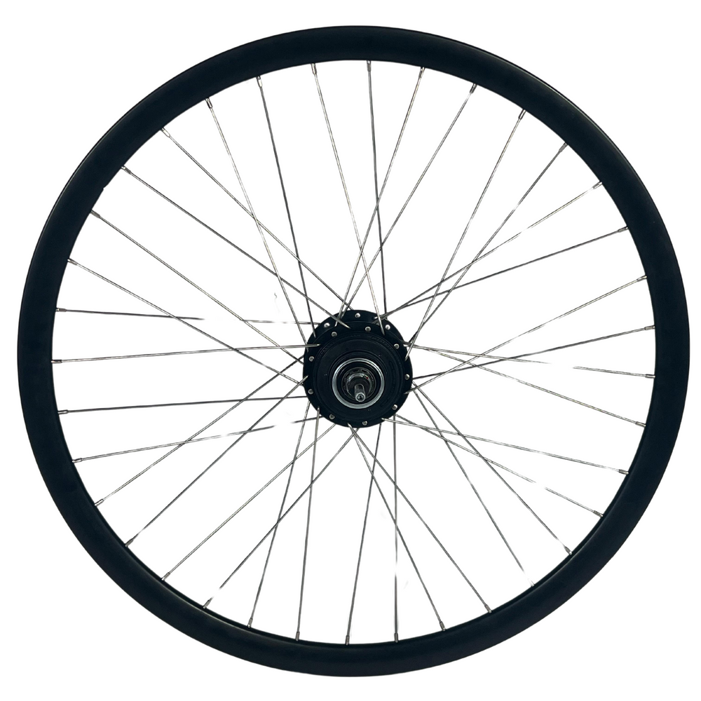 28 inch achterwiel met zwarte Shimano Alfine 8 naaf | SG-S7001-8 | Shijfrem
