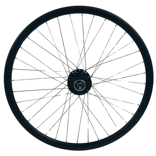 28 inch achterwiel met zwarte Shimano Alfine 8 naaf | SG-S7001-8 | Shijfrem
