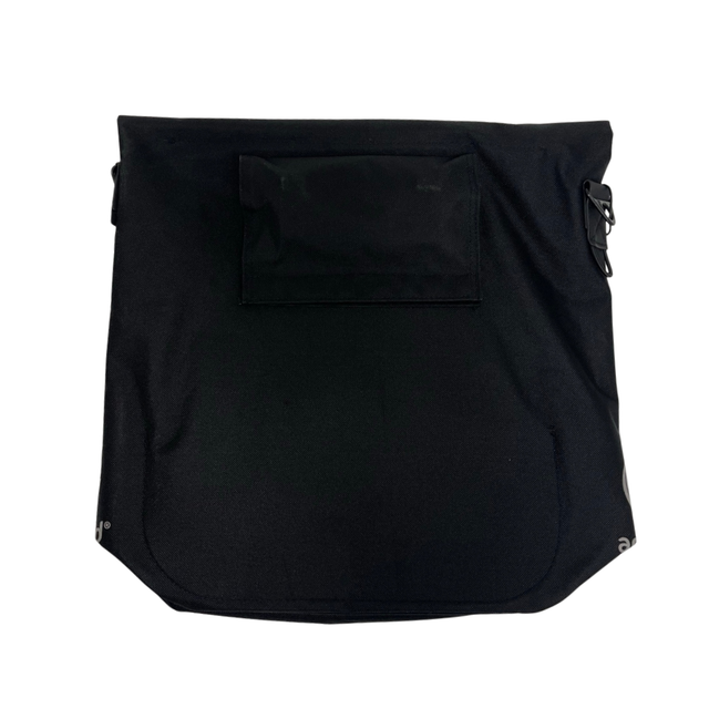 Amslod Enkele Fietstas Jet Black 16L – Waterafstotende E-bike Tas met Hook-On Systeem