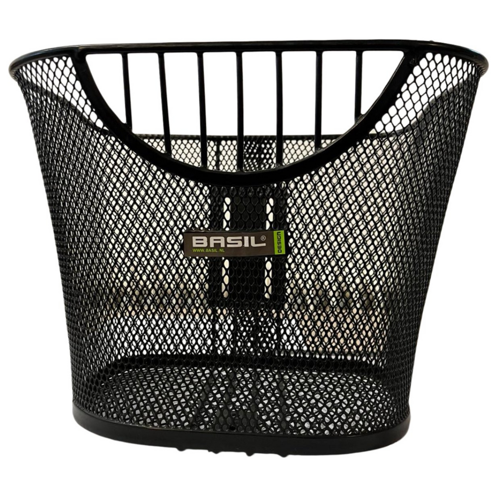 Basil Berlin Ec Basket Fine Mesh Black - Bicycle Basket