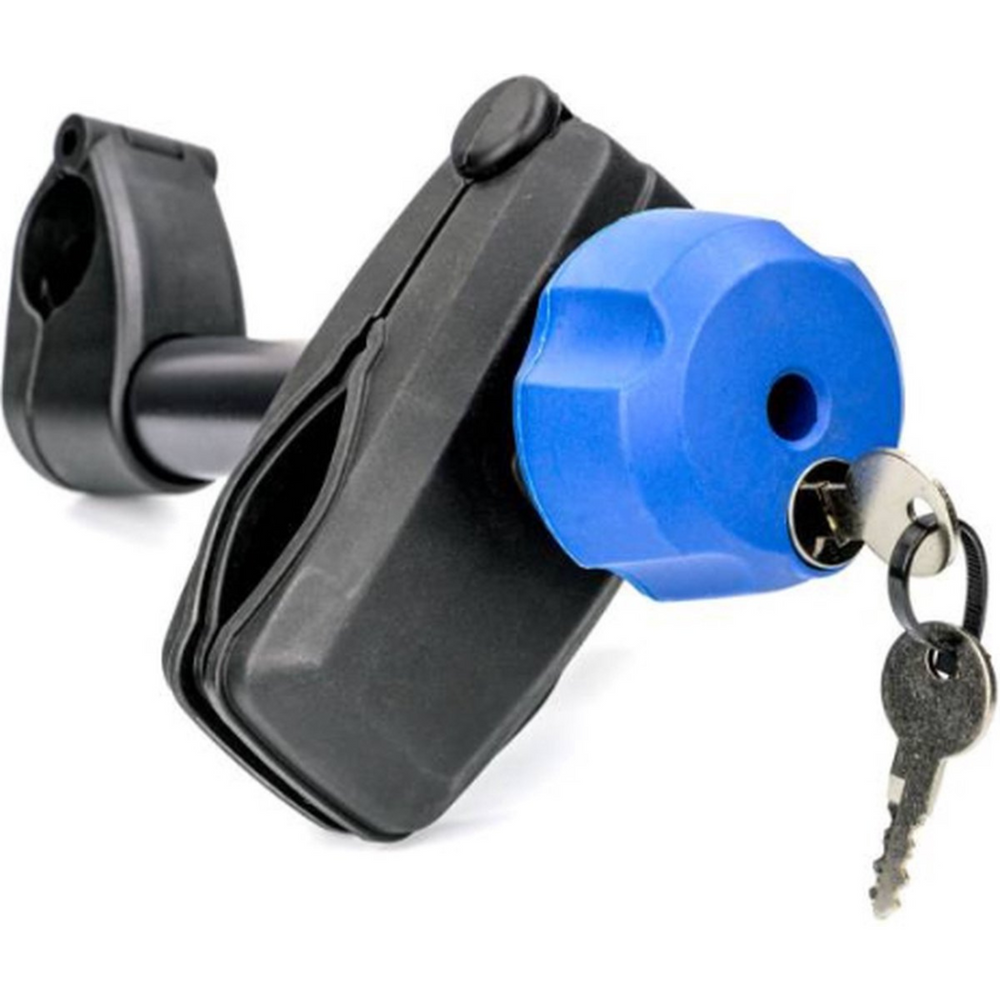 Fietsendrager arm - XLC Azura - Frame arm kort - Zwart/Blauw - 2 sleutels