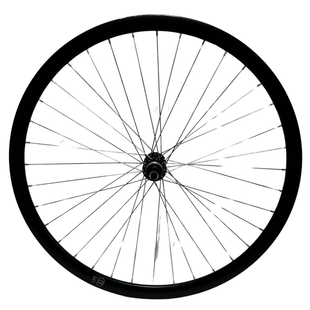 Voorwiel met Shimano HB-MT400 naaf - 28 inch - Zwart - Schijfrem - 622x19C
