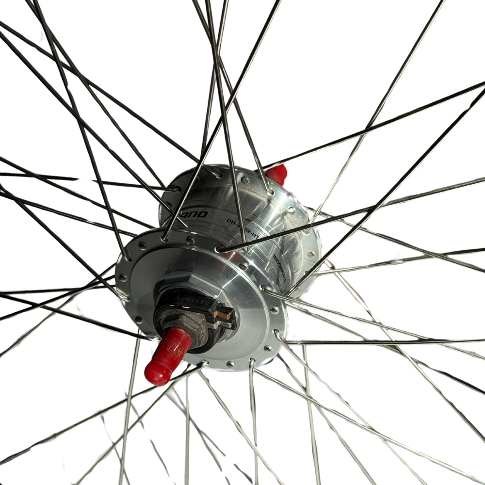 28 inch voorwiel met Shimano naafdynamo DH-3D32-NT | 6 Volt | 3 Watt
