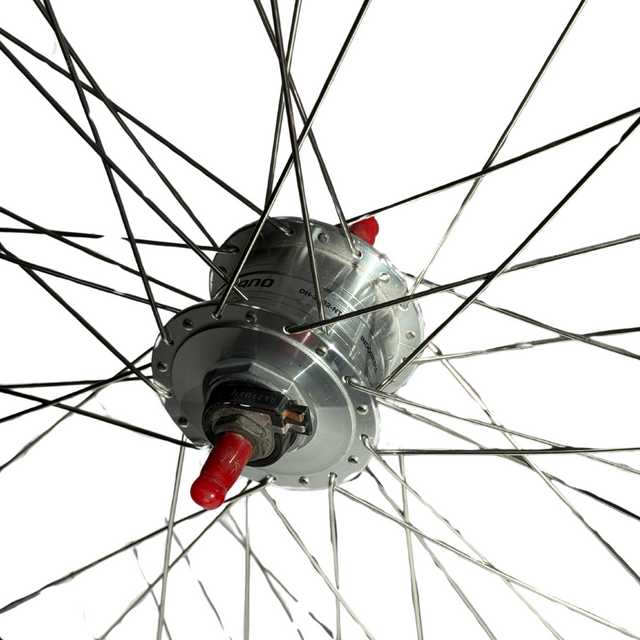 28 inch voorwiel met Shimano naafdynamo DH-3D32-NT | 6 Volt | 3 Watt