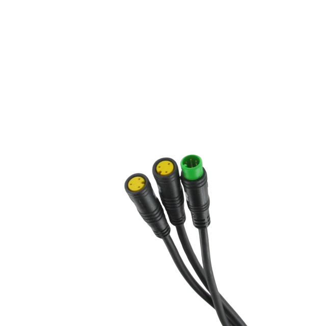 Amslod Displaykabel 200 cm – Voorwielmotor 2019 met Remsensor Aansluitingen (5-Pins Groen)