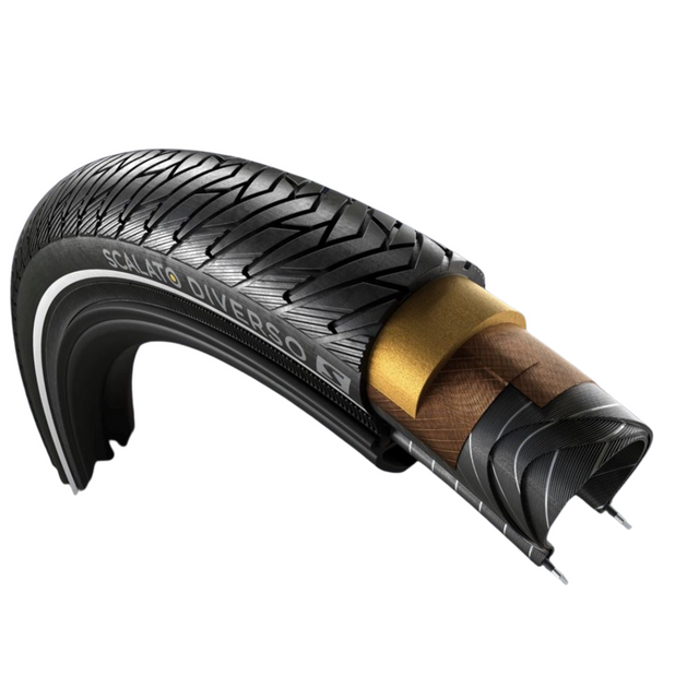 Scalato Diverso S Buitenband 28x1.75 (47-622) Zwart