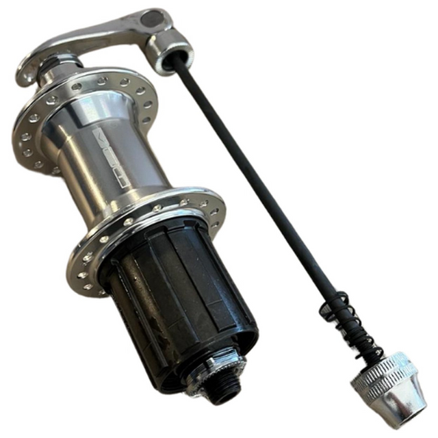 VMT Achternaaf & Snelspanner SET - 32 gaats - 138 mm - Zilver - Ø 5 mm