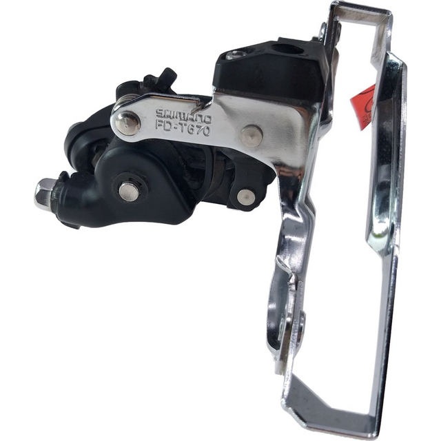 Shimano Deore LX FD-T670 – Top Swing Umwerfer (Klemmmontage) 3x10-fach