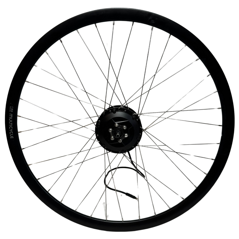 Multicycle Bafang voorwielmotor | Zwart | 350W | 36V | 6 pins | 28 inch