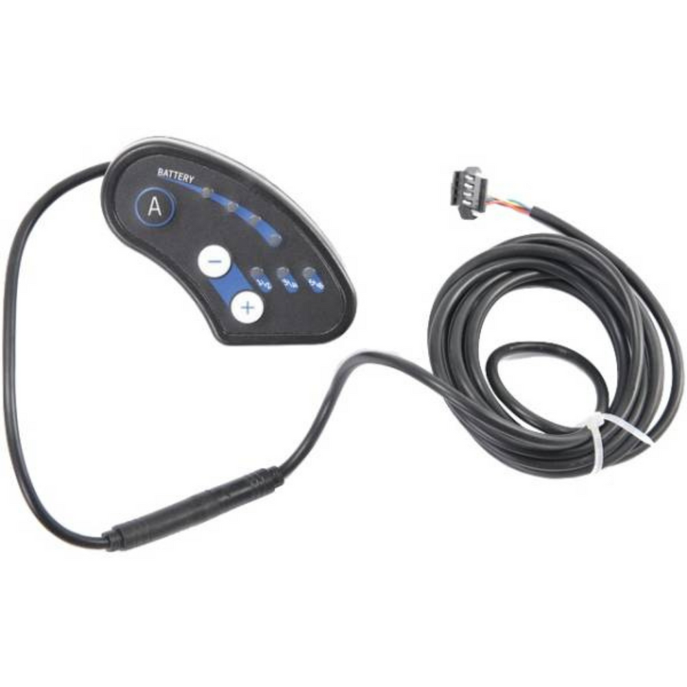 Ansmann LED-Display 36V | Zwart/Blauw | 4 polig