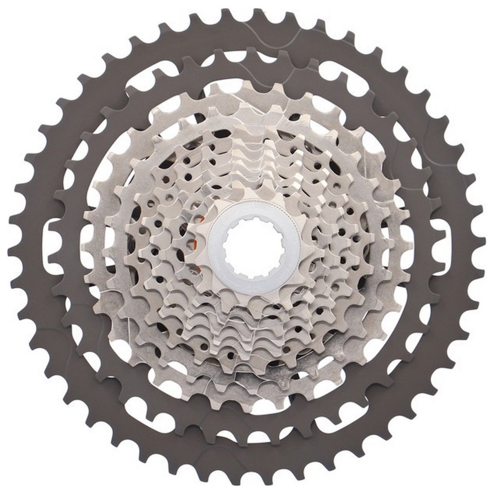 XLC 11 Speed Cassette - Shimano 11-46T - Steel - Silver/Black