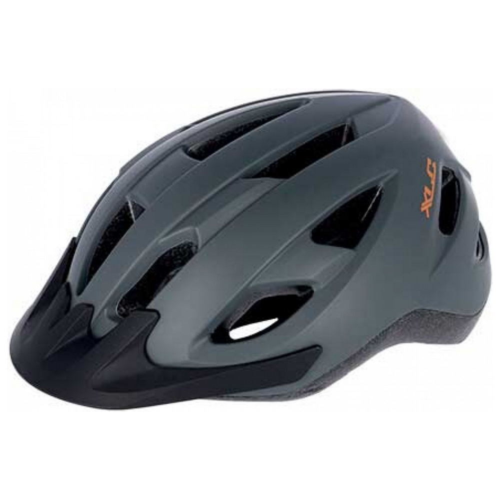 XLC Fahrradhelm – Graublau/Terrakotta – 53–60 cm – BH-C32 – Größe S/M – Fahrradhelm für Erwachsene