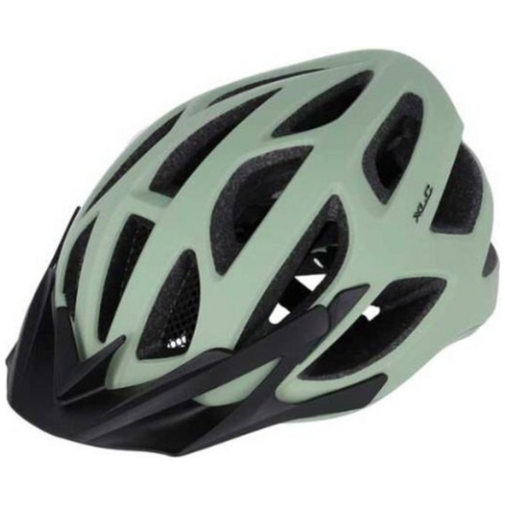 XLC Bicycle Helmet Leisure - Light Mint/Black - 54-58cm - BH-C33 - Size S/M - Bicycle Helmet Adult