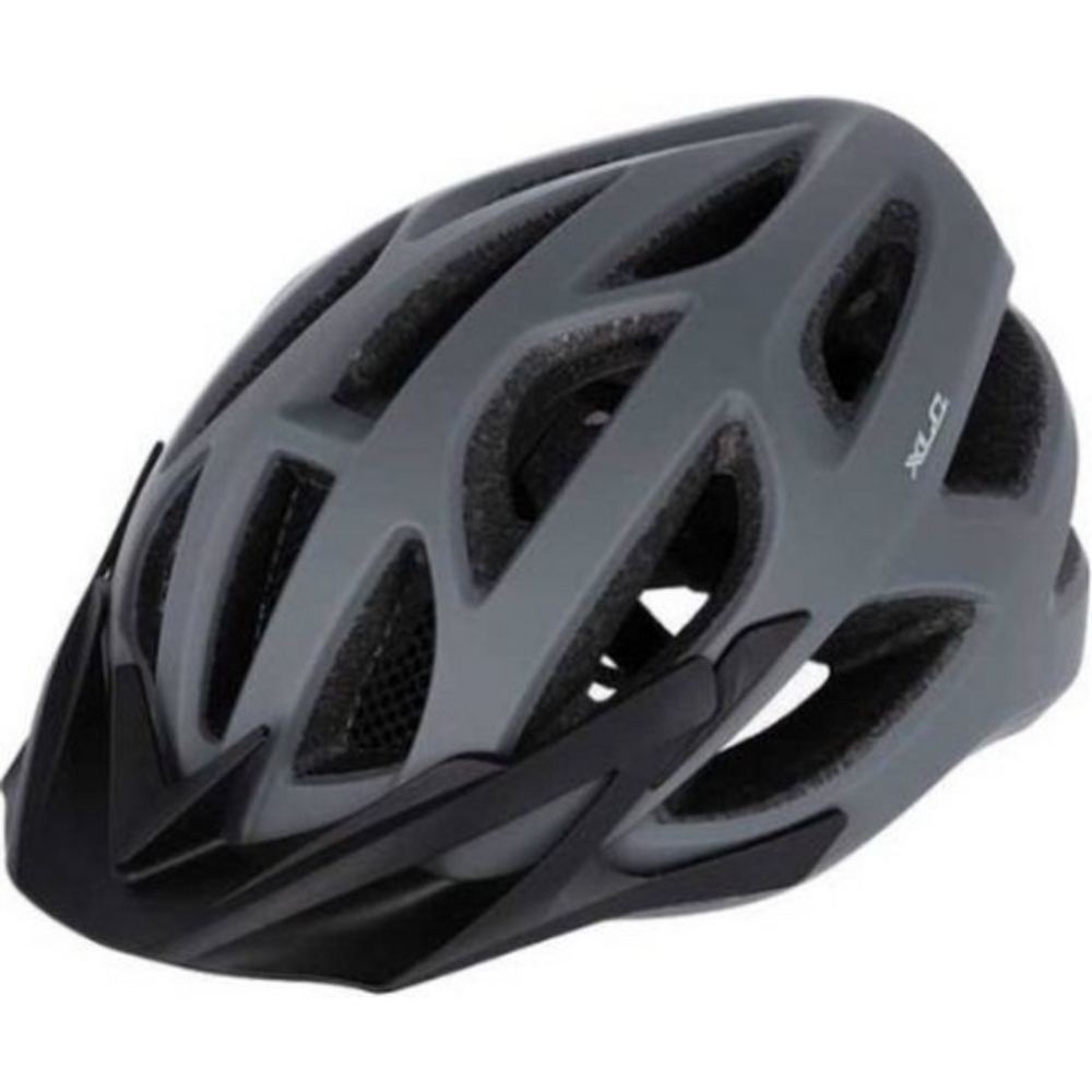 XLC Fahrradhelm Freizeit – Grau/Helles Mint – 54–58 cm – BH-C33 – Größe S/M – Fahrradhelm für Erwachsene