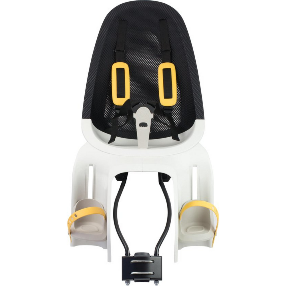 Qibbel Air Bicycle Seat REAR Frame Mounting - White Smoke - Child Seat