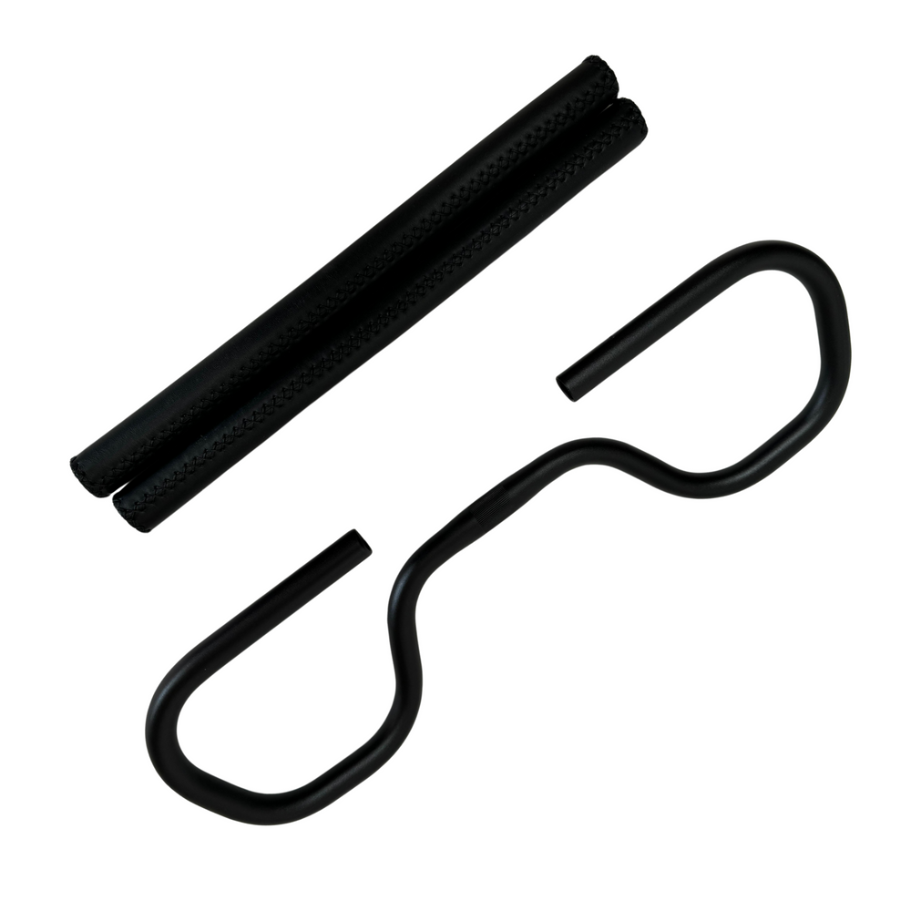 Perfect Butterfly Handlebar Black with the PerfectGrip leather grips Set - COMBI DEAL