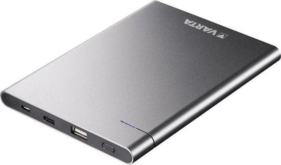 VARTA Portable Slim Power Bank – 12000 mAh – Silber