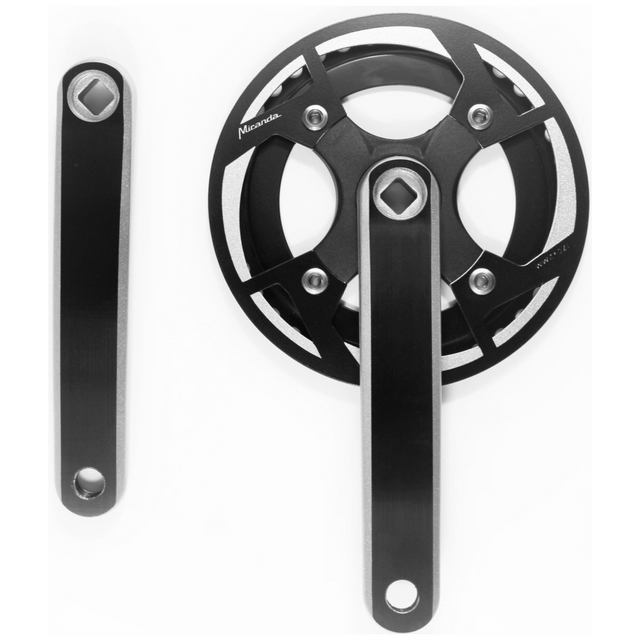 Miranda Crankset 170mm Zwart/Zilver - Fietsen