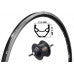 KGS Achterwiel 28 Inch (622) Shimano Nexus 7 SG-C3001-7R Rollerbrake – Ryde ZAC 2000 Gebust Zwart/Zilver | Zwarte RVS Spaken