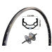 KGS Achterwiel 28 Inch (622) Shimano Nexus 3 Rollerbrake – Zwarte Aluminium Velg met Geslepen Rand | RVS Spaken