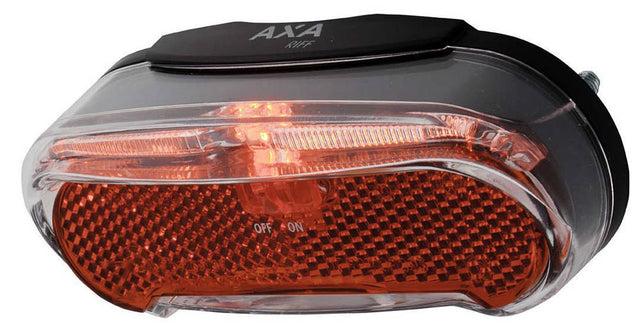 AXA Riff Battery - Fiets Achterlicht - LED Fietsverlichting op Batterij - 50-80 mm - Rood