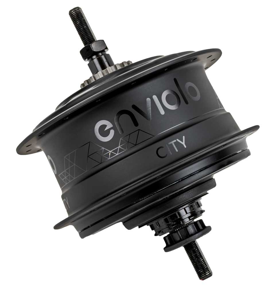 Enviolo City Versnellingsnaaf | 36-Gaats | Rollerbrake | Zwart | NuVinci |