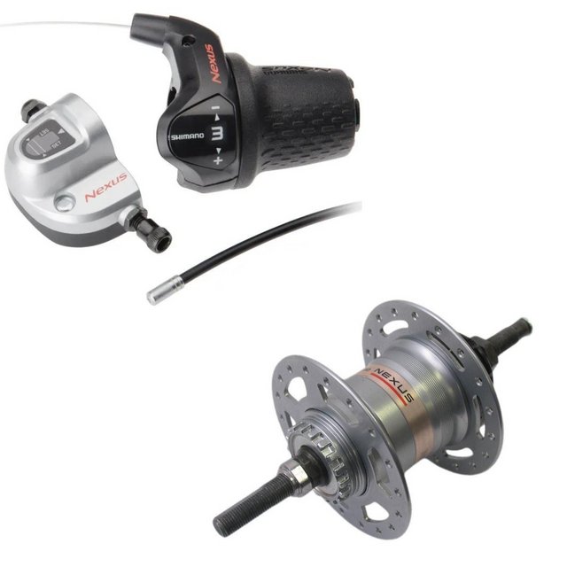 Shimano Nexus 3 Versnelling set | SG-3R40 Naaf | SL-3S41E Shifter | 3-speed Clickbox | Kabels