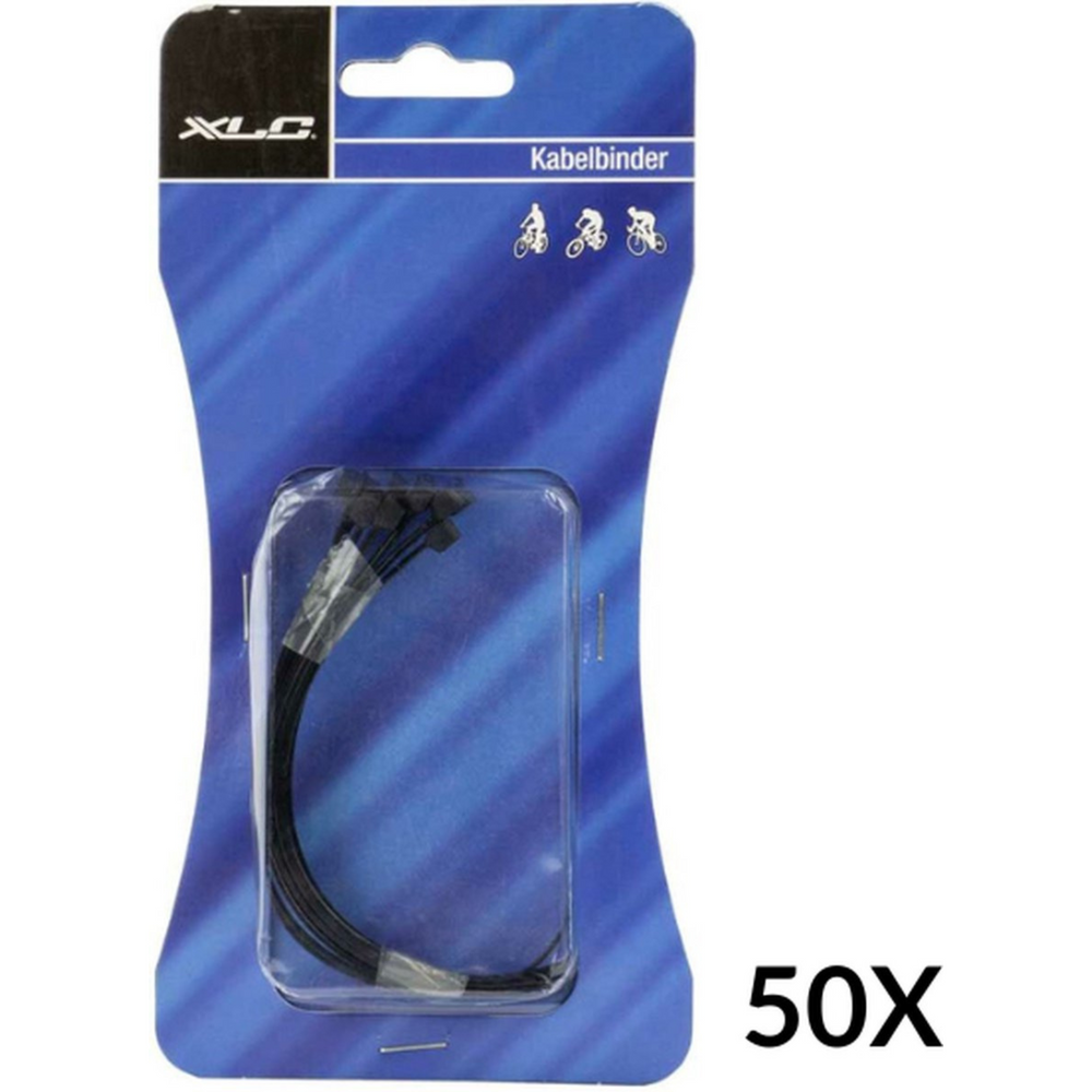 Kabelbinder zwart 10 st Winkelverpakking- GROOTVERPAKKING 50x 10 st