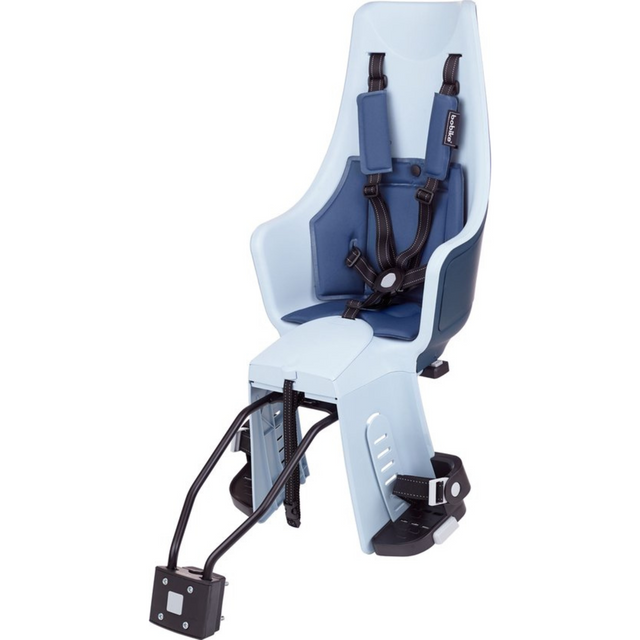 Bobike Exclusive Maxi Plus LED Bicycle Seat - Frame Mounting - Denim Deluxe - Child Seat