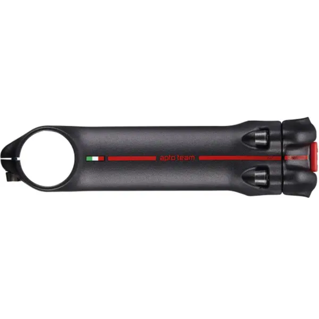3T Apto Team Vorbau A-Head Ø31,8 mm 130 mm 6° - Schwarz/Rot