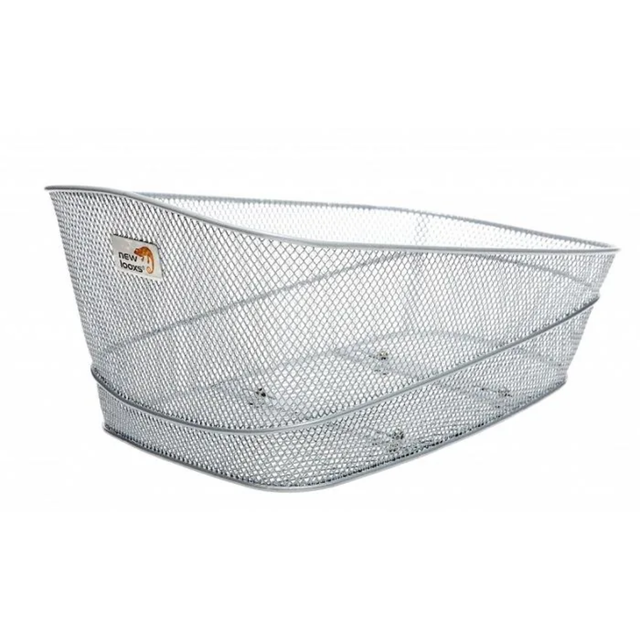 NEUER LOOXS Fahrradkorb Stresa, 22 Liter, 42 x 33 x 20 cm, silber