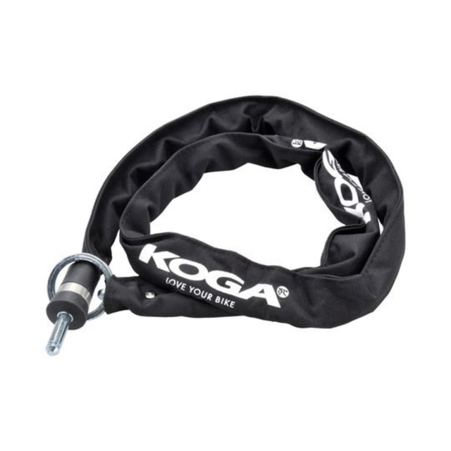 KOGA kettingslot | Insteek | 140cm x 5.5mm | Zwarte hoes