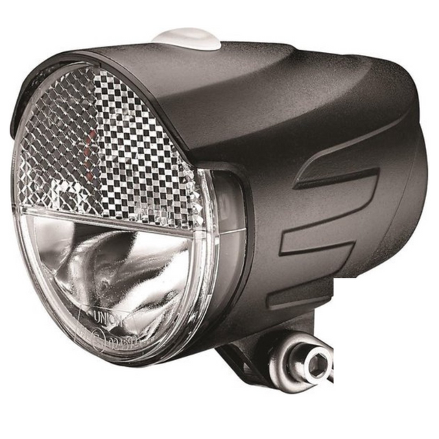 Babboe Headlight Front Light - LED - 20 Lux - Batteries - Black (WITHOUT BRACKET)