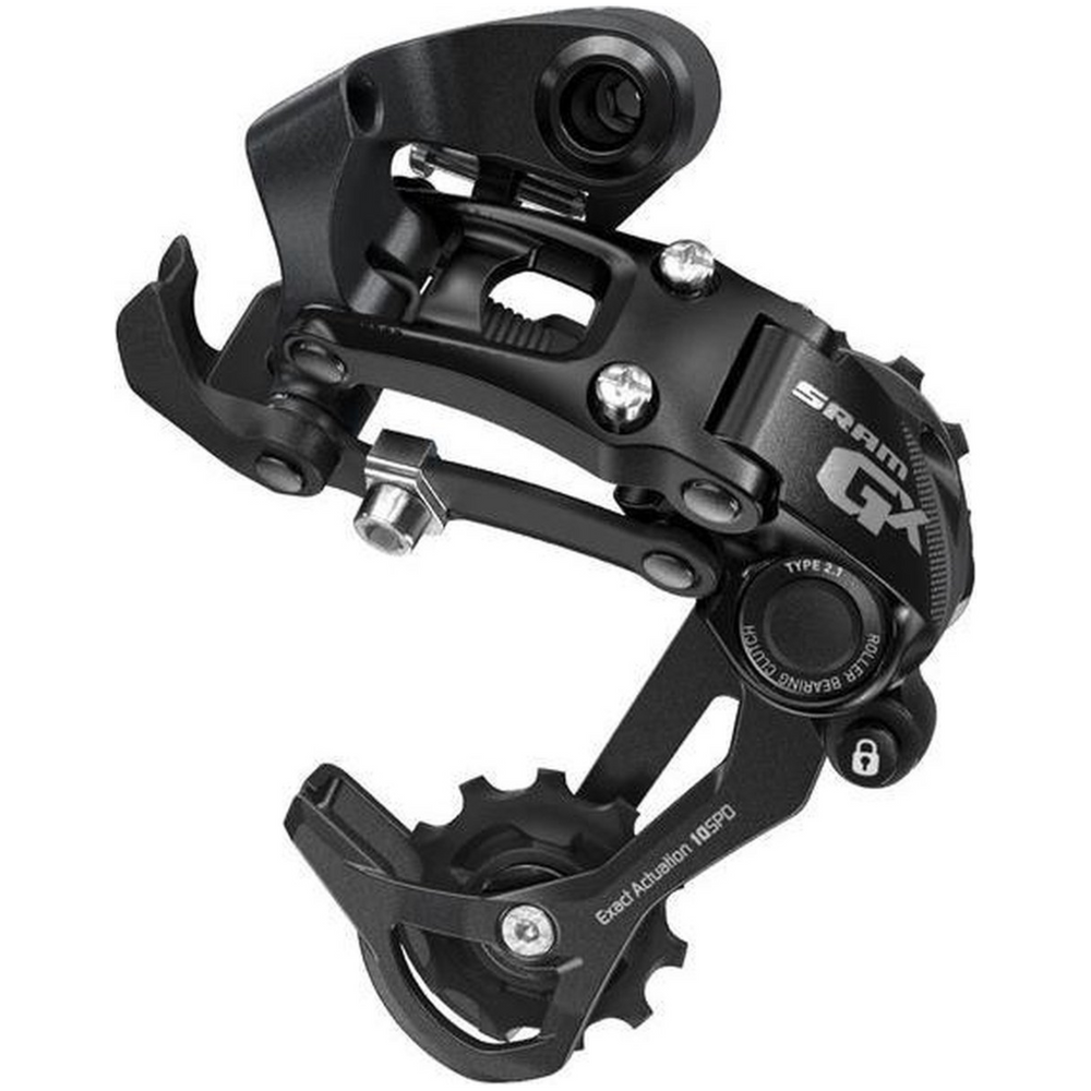Achterderailleur sram gx type 21 10 speed lange kooi zwart - ZWART