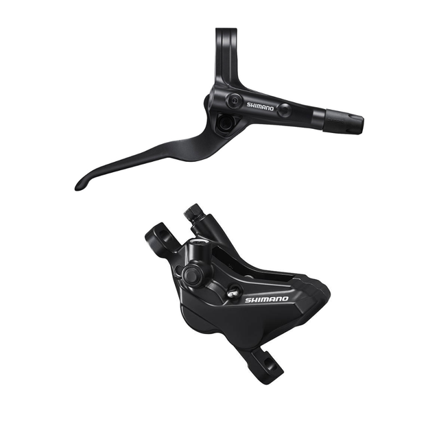 Shimano BL-MT402-3A Remhendel + BR-MT420 4-Zuiger Schijfrem – Hydraulisch Post Mount Zwart