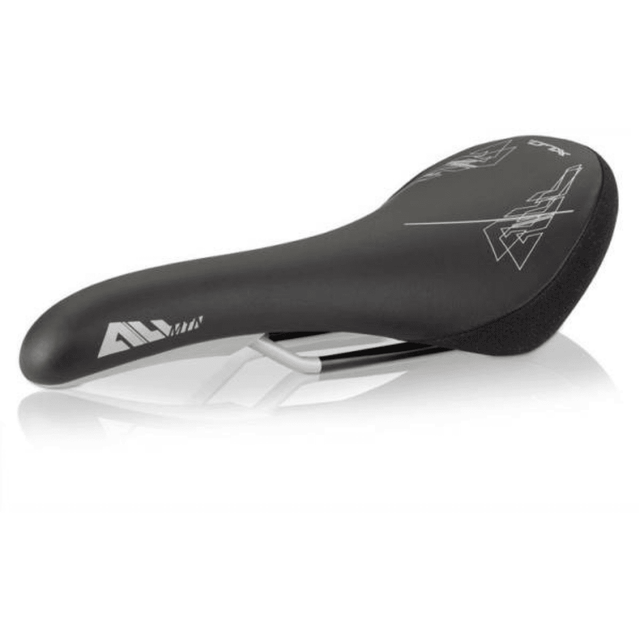 XLC All Mountain MTB Fietszadel – Zwart/Grijs | CroMo Zadelrails | Fullzonecut | 282 x 135 mm