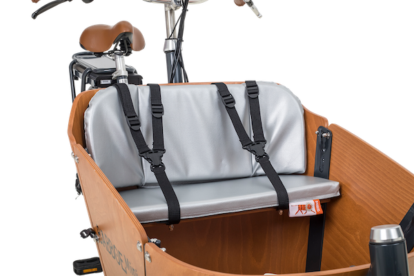 Babboe Lastenfahrrad-Sitzkissen – City/Curve/Carve – Sunny Silver