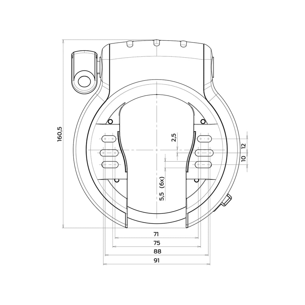 AXA Defender Retractable (Silber)